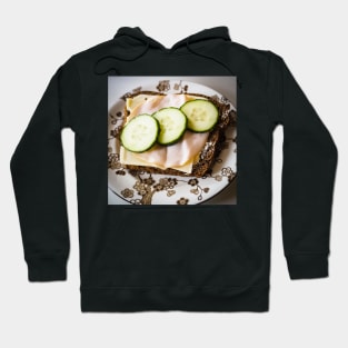 Bread with Cucumber, Turkey and Cheese Hoodie